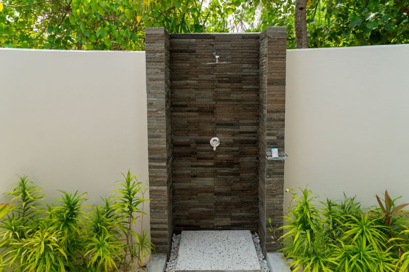 Outdoor Shower Plumbing